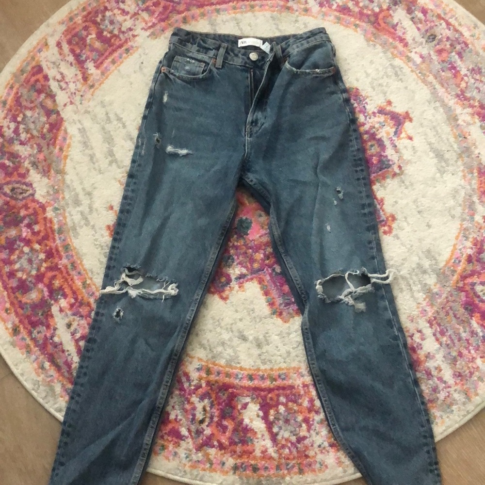 zara mom jeans